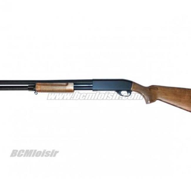 Fusil à Pompe M870 Full Metal Crosse Bois Véritable