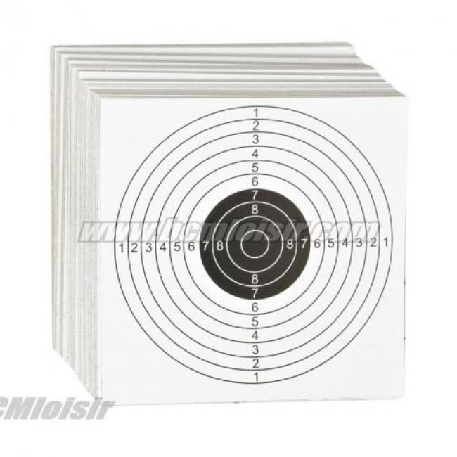 Cibles 14X14 cm cartons par 100 pieces
