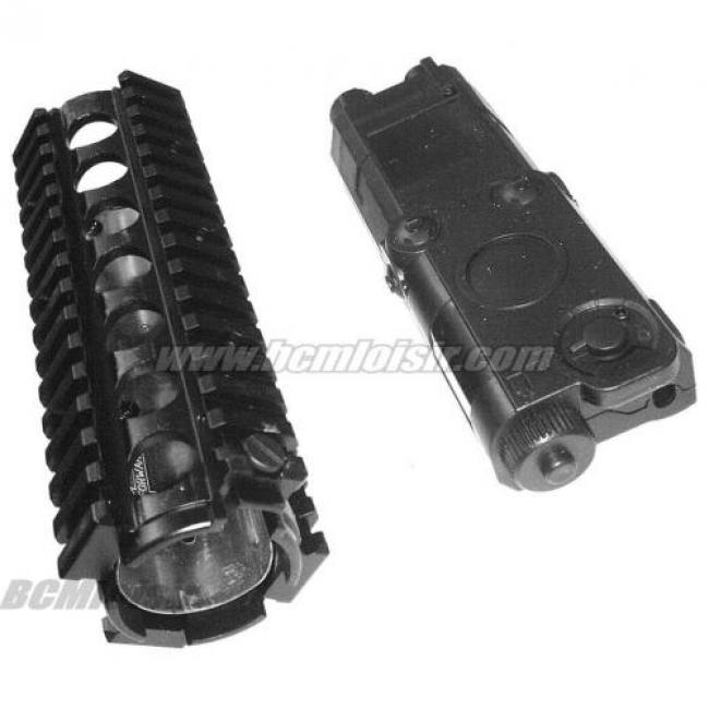 Garde main RIS metal + boitier de batterie pour Colt M4