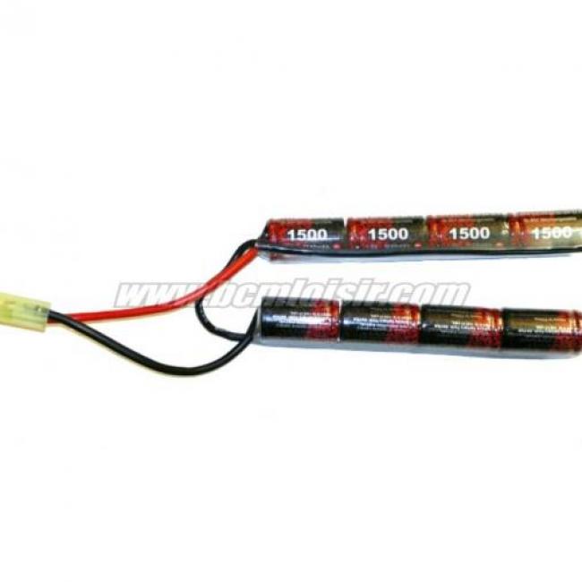Batterie Mini 9,6v EP 1500 Mah 8 Élements 2 sticks