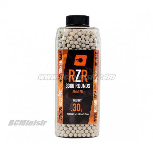 Billes RZR Nuprol 0,30 gr Bouteille de 3300 bbs