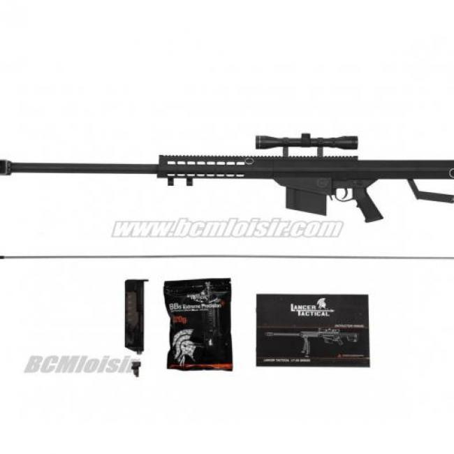 Sniper LT 20 Barrett M82 Spring avec Lunette 3-9X40