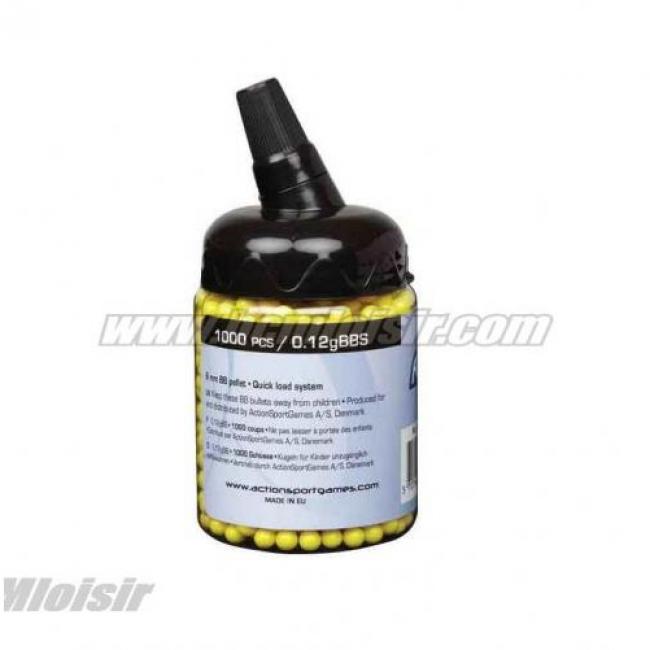 Billes 0.12 gr en verseur rapide de 1000
