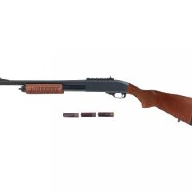 Fusil à Pompe M870 Sherif Full Metal Gaz Crosse Bois
