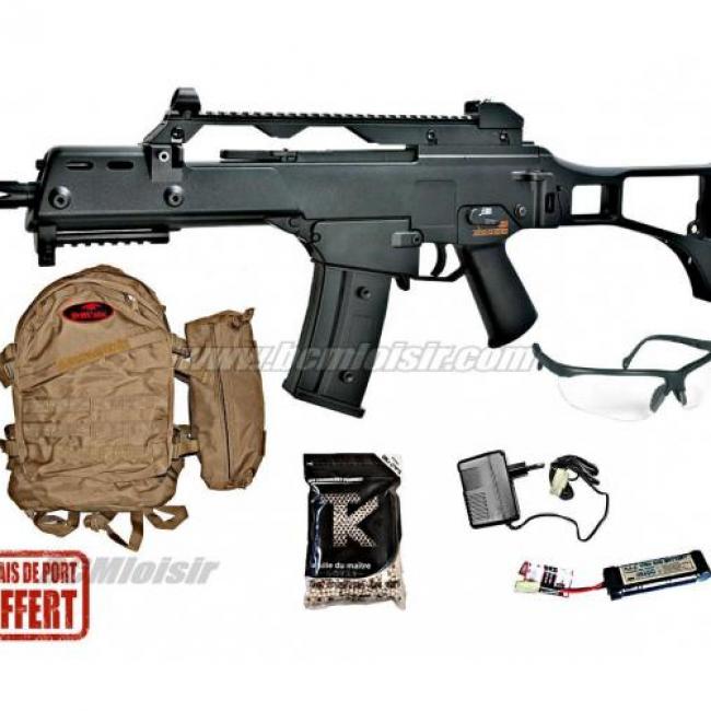 Mega Pack G36 C Jing Gong AEG black 1,2 J