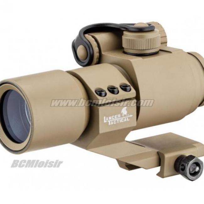 Point Rouge et Vert Cantilever Type Militaire Full Metal Tan