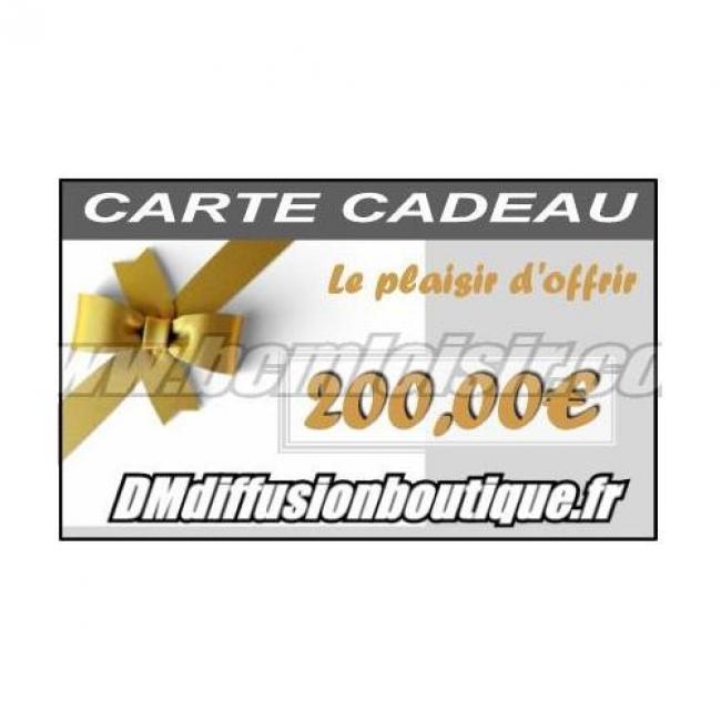 Carte Cadeau Airsoft d'une valeur de 200,00 €
