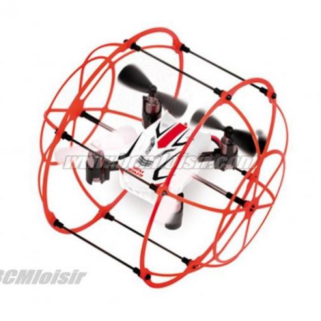 Quadrocoptère Mini Joker Cage 3D Radio 2,4 Ghz