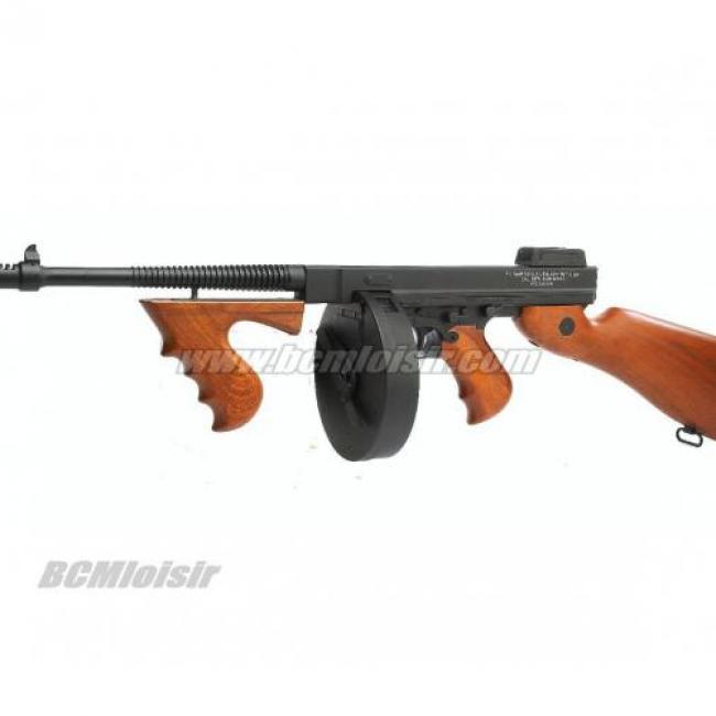 Thompson M1928 Drum 450 bbs Full Metal King Arms Pack Complet