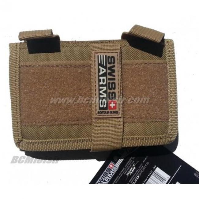 Portefeuille avec rangement pour portable tan Swiss Arms