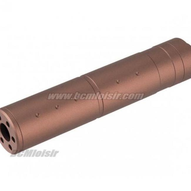 Silencieux Dot Mock Aluminium Dark Earth Anodisé 155 mm