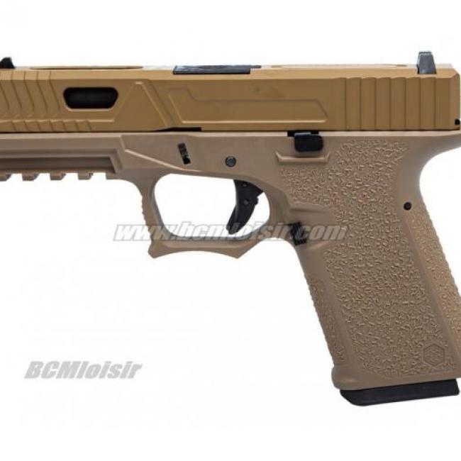 VX9 Mod3 Tan Metal Slide Gaz Blowback Armorer Works