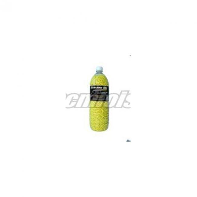 Billes jaunes 0,12g en bouteille d'1,5 litre (8500BBs)