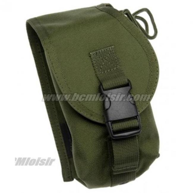 Poche modulable pour radio, olive