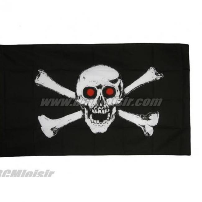 Drapeau Pirate yeux rouges 90 X 150 cm