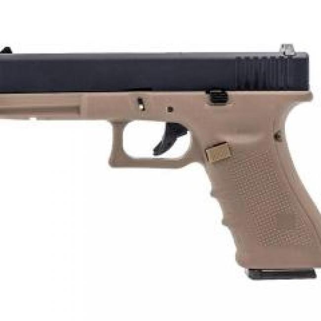 G17 Raven EU7 Metal Slide Tan Black Gaz Blowback