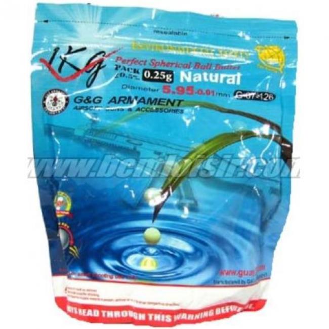 Billes bio G&G 0.25gr en sachet de 1kg