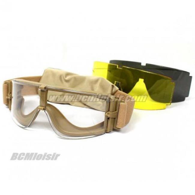 Lunette de Combat Type 5 Tan 3 Ecrans avec Etui
