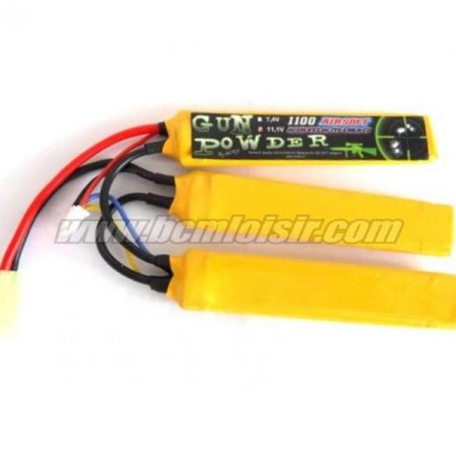 Batterie LI-PO 11,1 V 3 elements 1100 mah