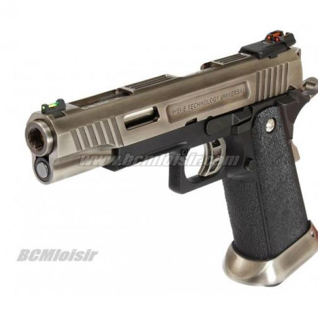 Hi Capa 5.1 T Rex G Force Silver WE Full Metal Blowback