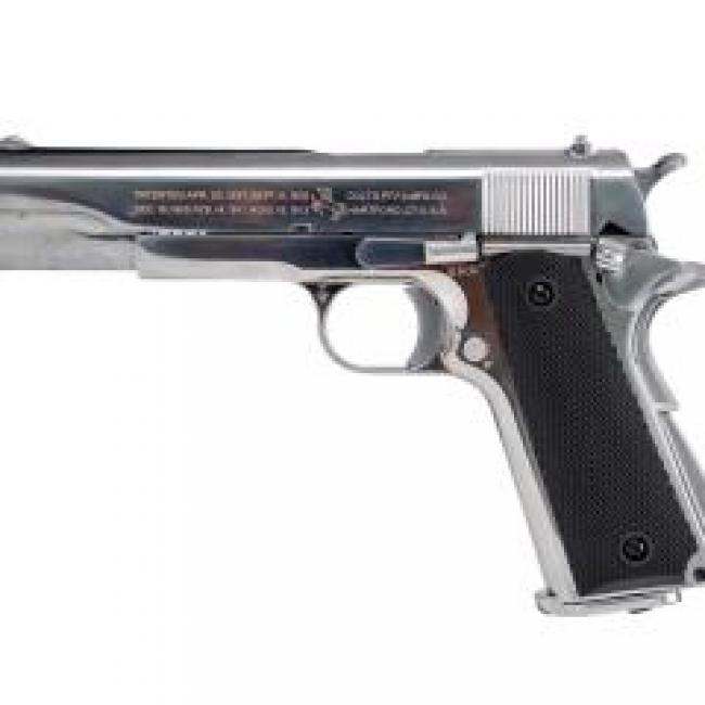 Colt M1911 A1 Silver Full Metal CO2 Blowback