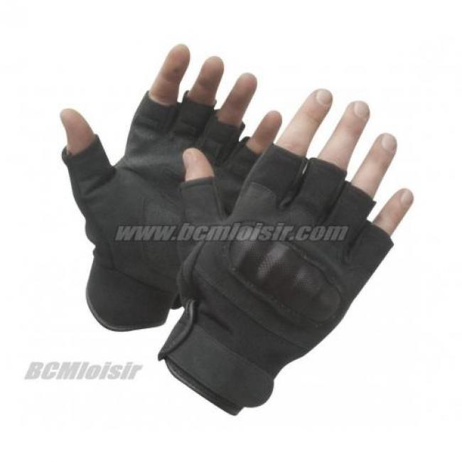 Mitaine Combat avec Coques Noir