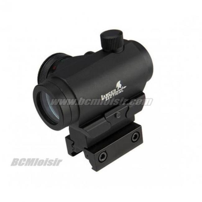 Point Rouge et Vert Micro T1 Black avec Support Full Metal