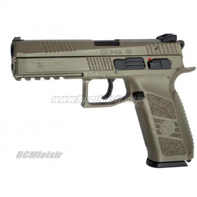 CZ P09 Tactical FDE Gaz Blowback Textured Grip