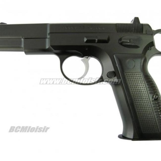 CZ75 noir gaz culasse mobile