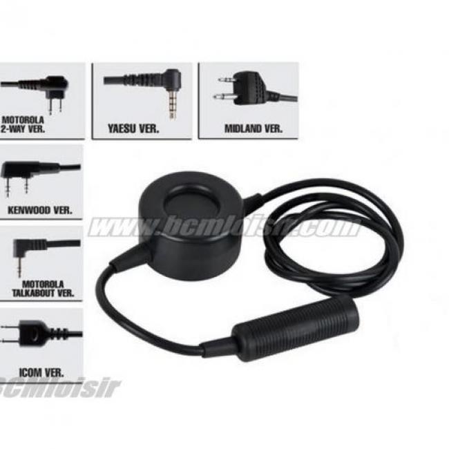 Bouton TCI Tactical PTT pour Laryngophone Element