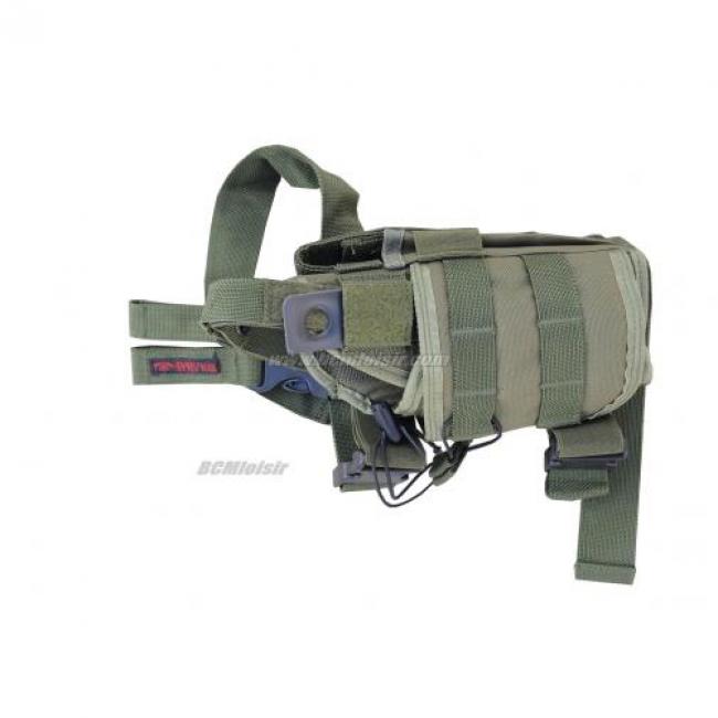Holster de cuisse vertical DMoniac O.D porte-chargeur