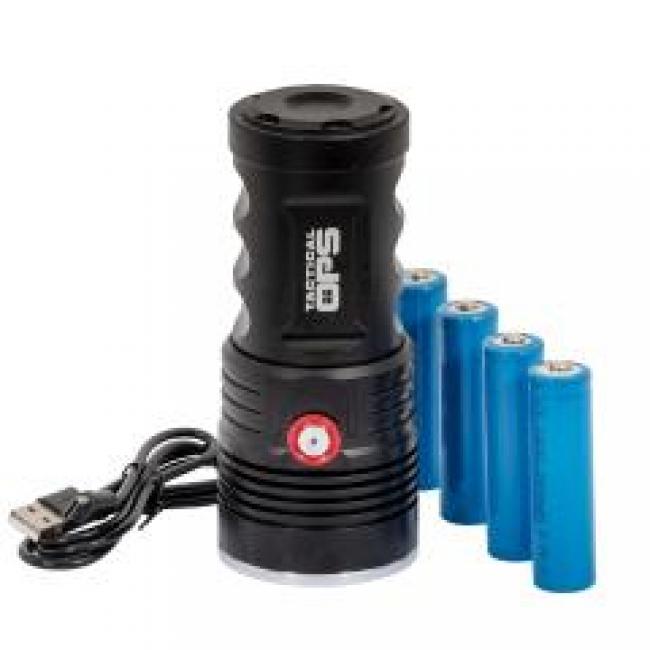Lampe Torche 3 Leds Rechargeable Grande Puissance