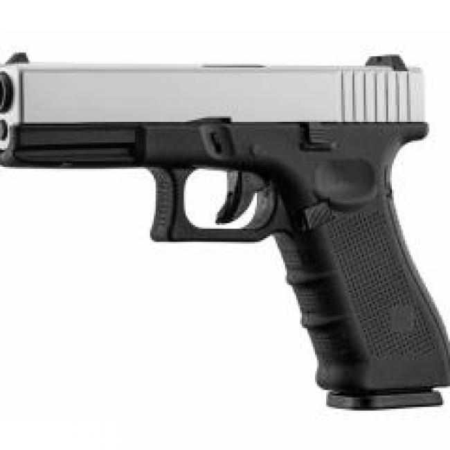 G17 Raven EU7 Metal Slide Silver Gaz Blowback