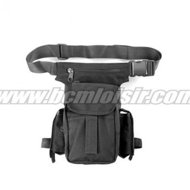 Sac de cuisse multi pack noir