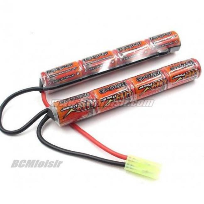 Batterie 9,6 V NIMH 1600MAH Double Stick