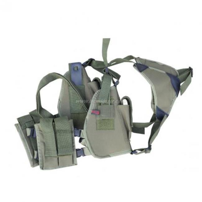 Holster horizontal double DMoniac O.D porte-chargeur