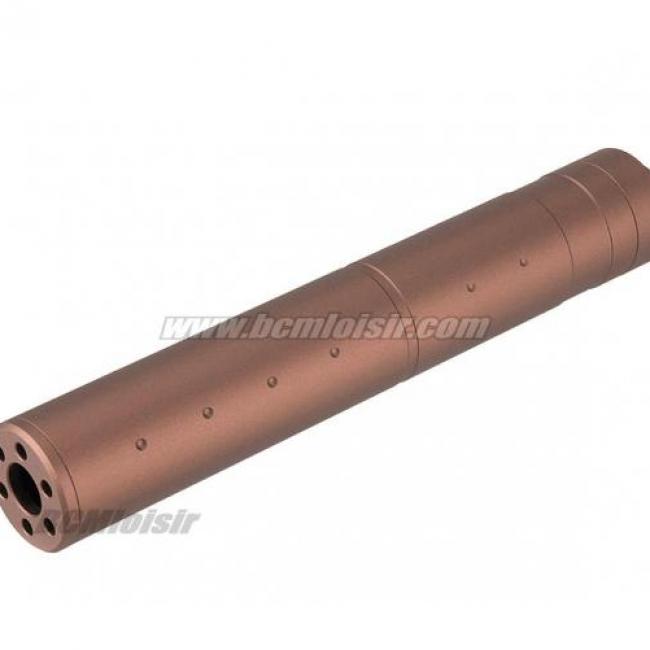 Silencieux Dot Mock Aluminium Dark Earth Anodisé 195 mm