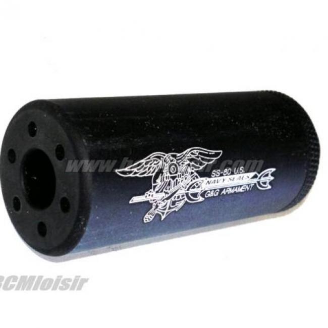 SS-80 Sound suppressor Navy Seals silencieux metal 14mm Anti Horaire
