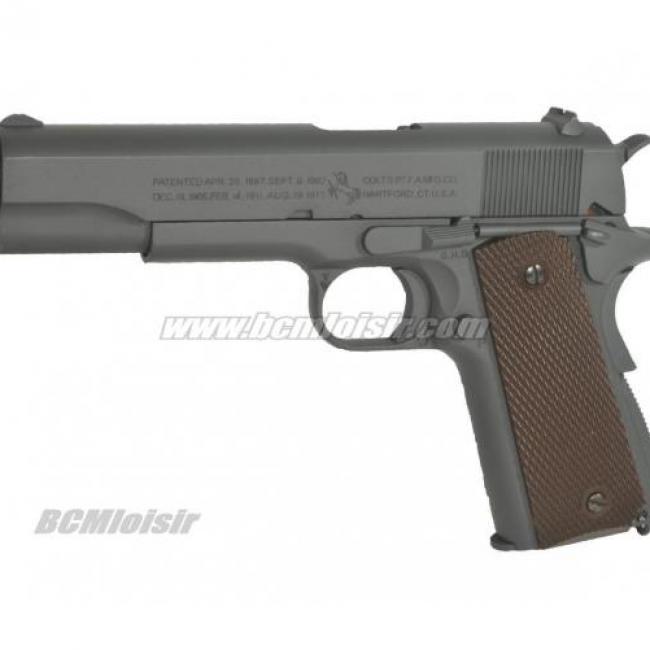 Colt M1911 A1 Parkerised Grey Full Metal CO2 Blowback