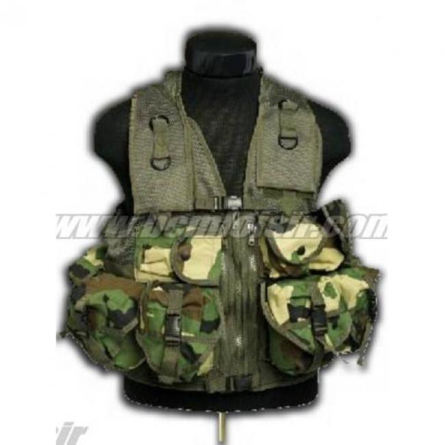 Gilet Tactique 12 poches camo