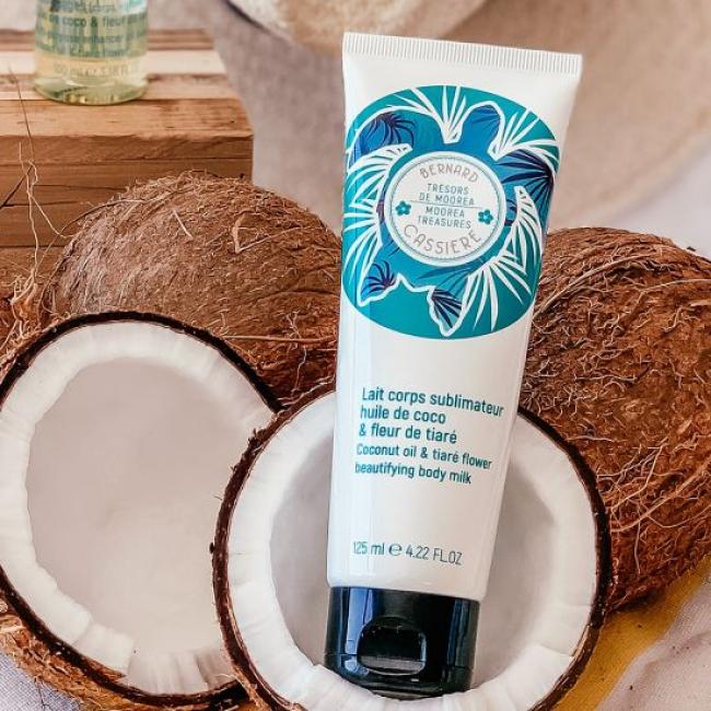 Lait corps sublimateur huile de coco & fleur de tiaré
