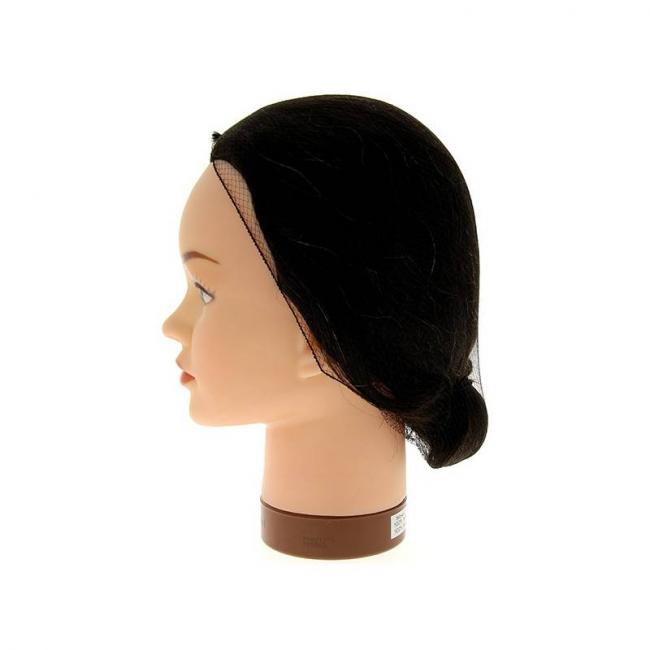 Filets &agrave; cheveux fine maille x6 Noir