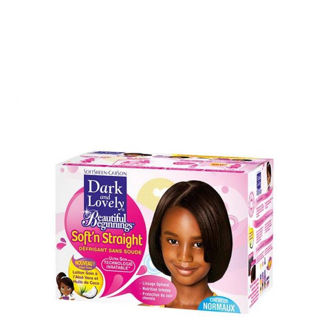 Kit d&eacute;frisage enfant cheveux normaux-&eacute;pais Dark & Lovely
