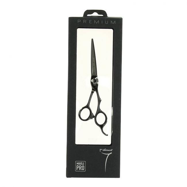 Ciseaux de coupe noir chrom&eacute; lames 3D taille 5.75