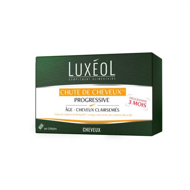 Chute de Cheveux Progressive 3 mois &ndash; r&eacute;duit la chute, fortifie, revitalise
