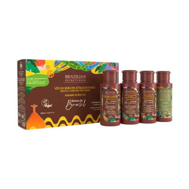 Kit lissage &agrave; la k&eacute;ratine v&eacute;g&eacute;talienne Bossa do Brasil