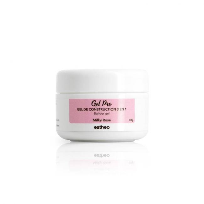 Gel de construction 3 en 1 auto-&eacute;galisant Rose