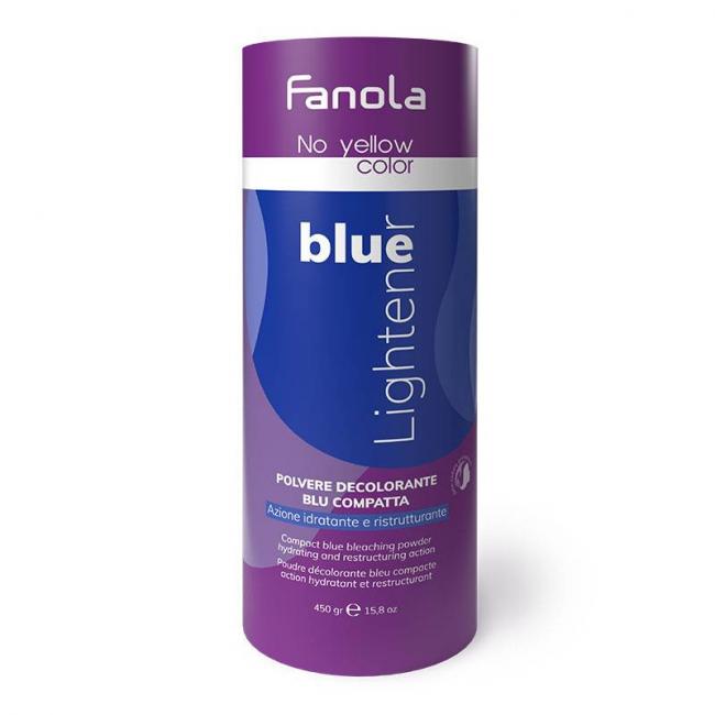 Poudre d&eacute;colorante bleue compacte