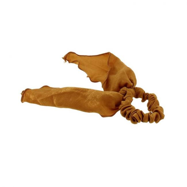 Chouchou nœud terracotta