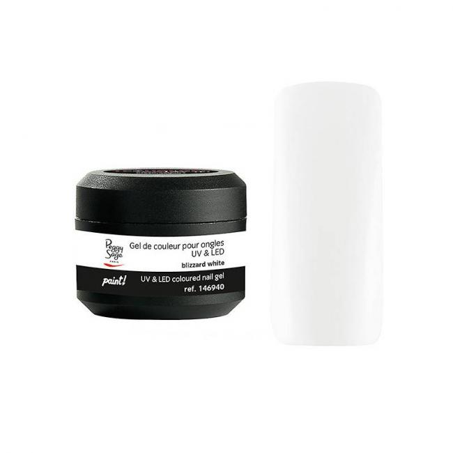 Gel de couleur UV & LED Technigel Paint Blizzard white